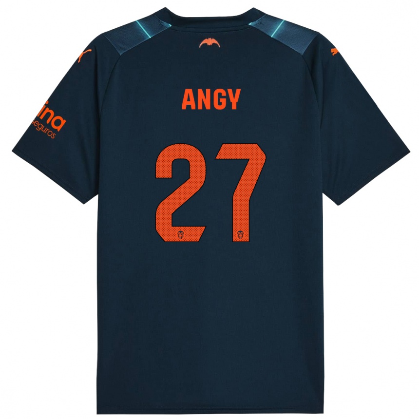 Vyrai Angy #27 Jūrų Mėlyna Išvykos Marškinėliai 2023/24 T-Shirt