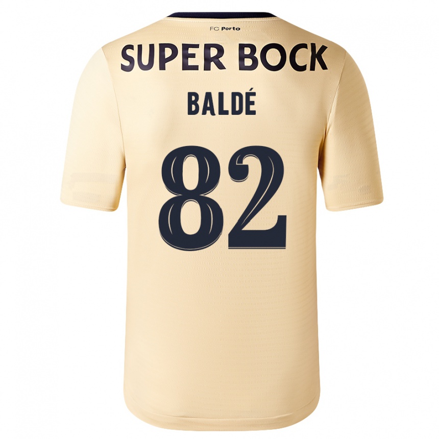 Vyrai Alfa Baldé #82 Smėlio-Aukso Spalvos Išvykos Marškinėliai 2023/24 T-Shirt