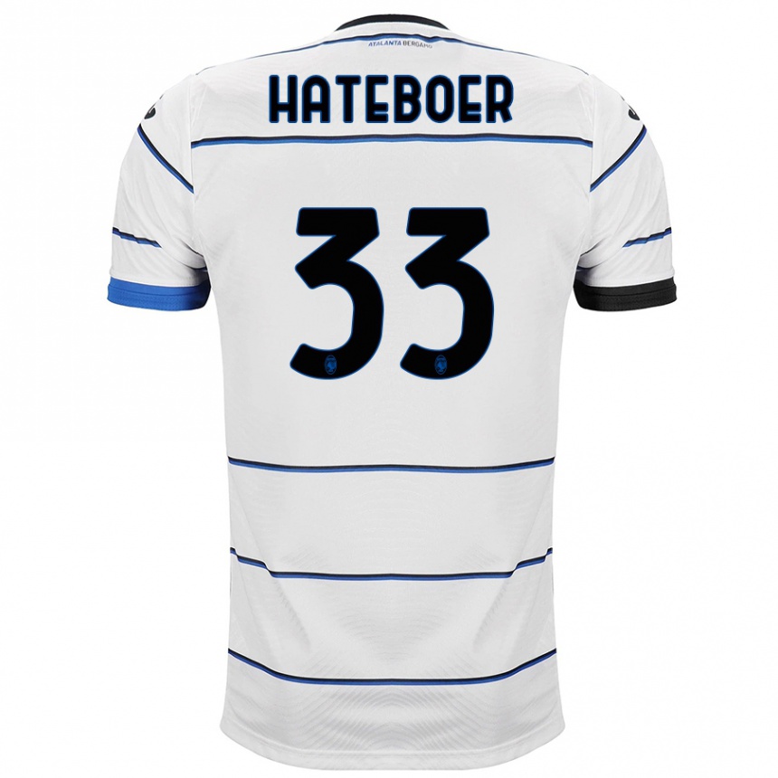 Vyrai Hans Hateboer #33 Baltas Išvykos Marškinėliai 2023/24 T-Shirt