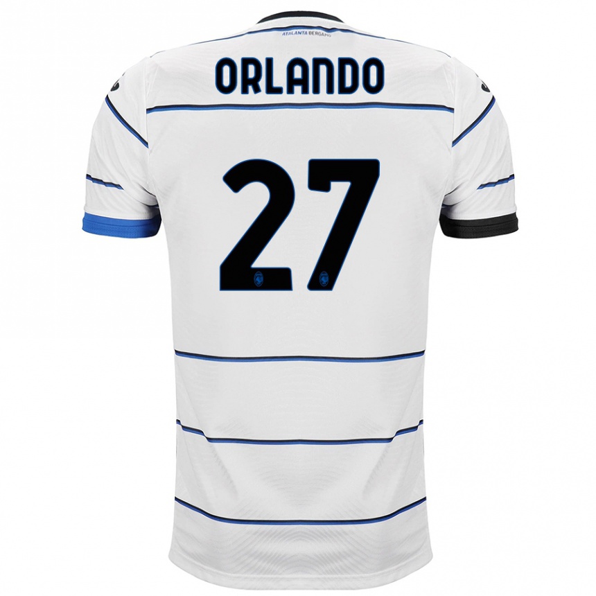 Vyrai Daniele Orlando #27 Baltas Išvykos Marškinėliai 2023/24 T-Shirt