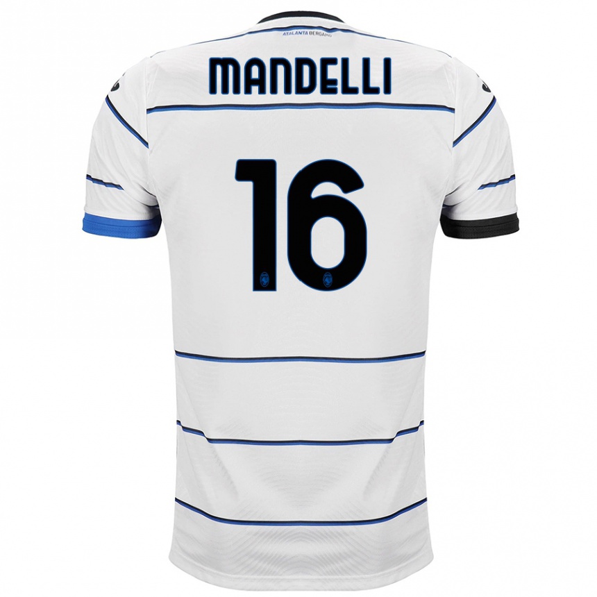 Vyrai Giulia Mandelli #16 Baltas Išvykos Marškinėliai 2023/24 T-Shirt