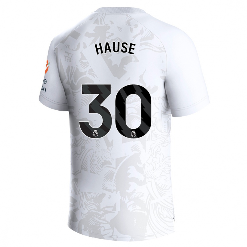 Moteriškas Kortney Hause #30 Baltas Išvykos Marškinėliai 2023/24 T-Shirt