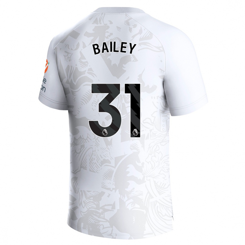 Moteriškas Leon Bailey #31 Baltas Išvykos Marškinėliai 2023/24 T-Shirt