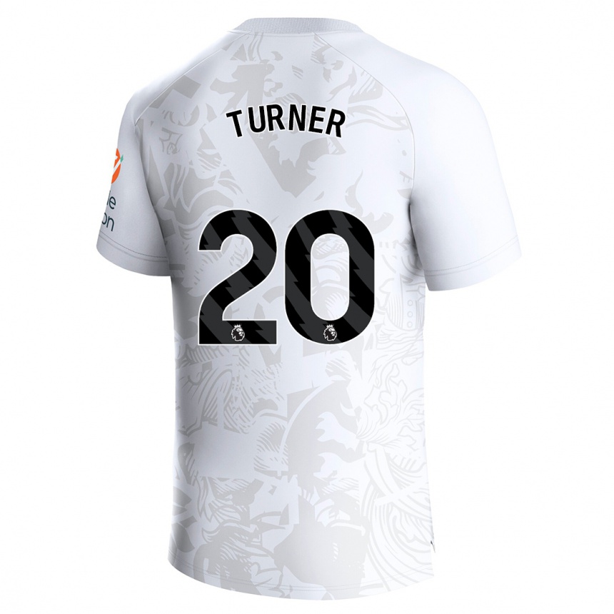 Moteriškas Danielle Turner #20 Baltas Išvykos Marškinėliai 2023/24 T-Shirt