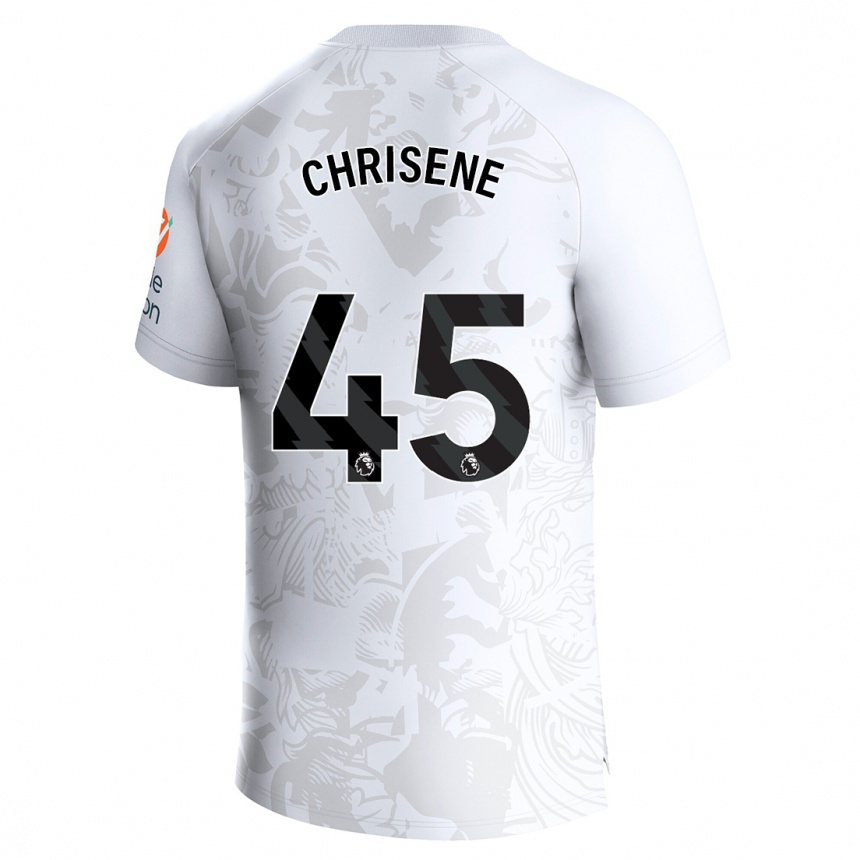 Moteriškas Ben Chrisene #45 Baltas Išvykos Marškinėliai 2023/24 T-Shirt