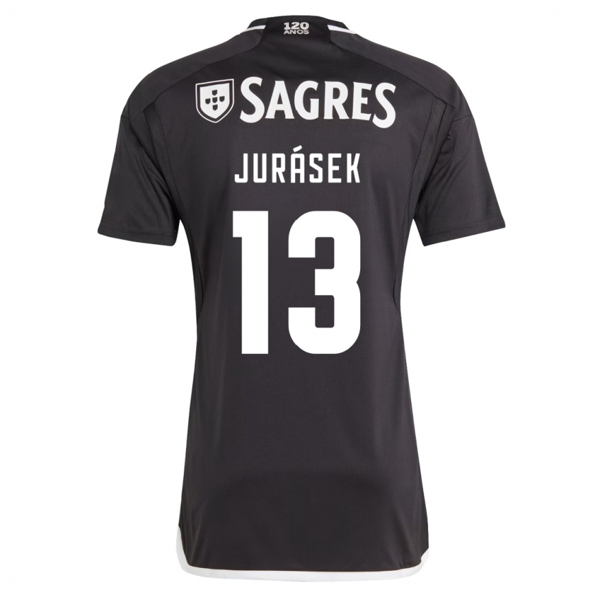 Moteriškas David Jurásek #13 Juoda Išvykos Marškinėliai 2023/24 T-Shirt