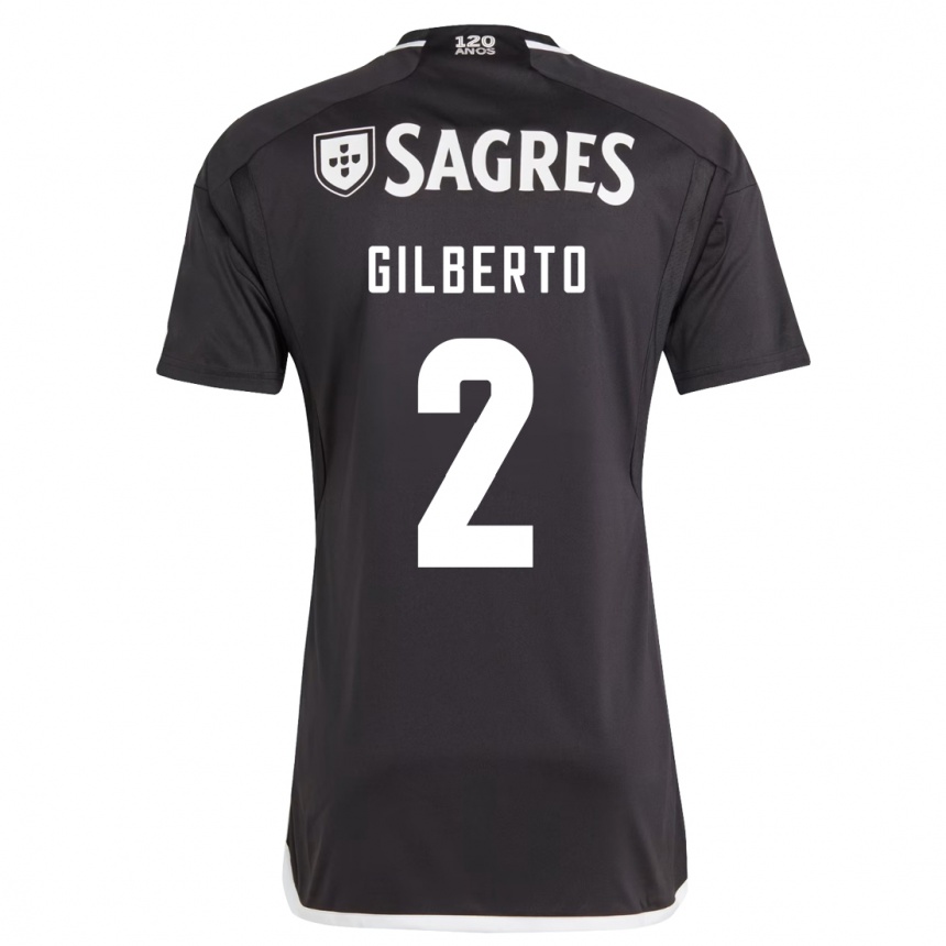 Moteriškas Gilberto #2 Juoda Išvykos Marškinėliai 2023/24 T-Shirt