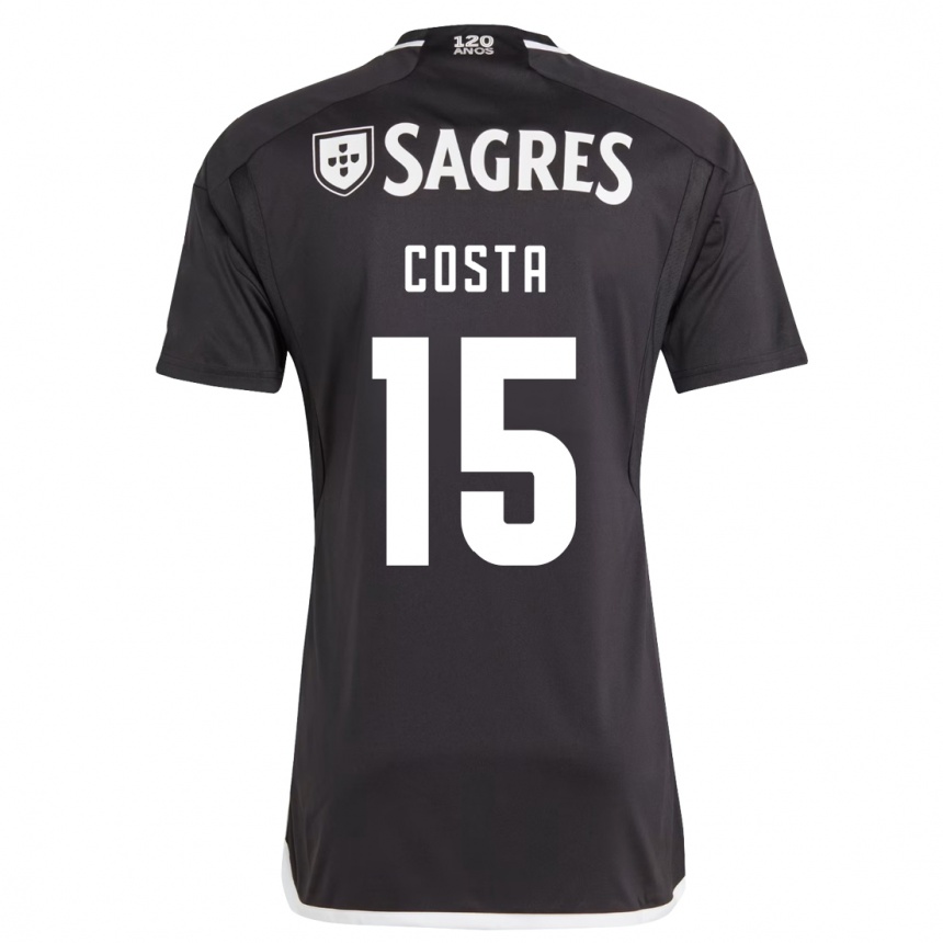 Moteriškas Carole Costa #15 Juoda Išvykos Marškinėliai 2023/24 T-Shirt