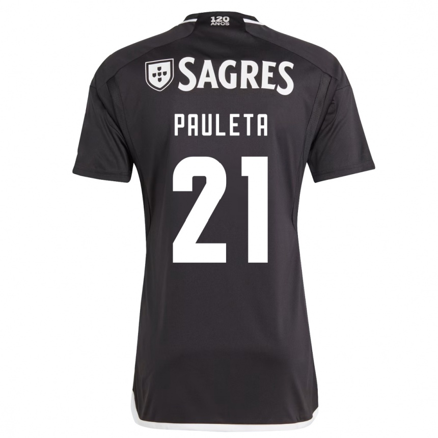 Moteriškas Pauleta #21 Juoda Išvykos Marškinėliai 2023/24 T-Shirt