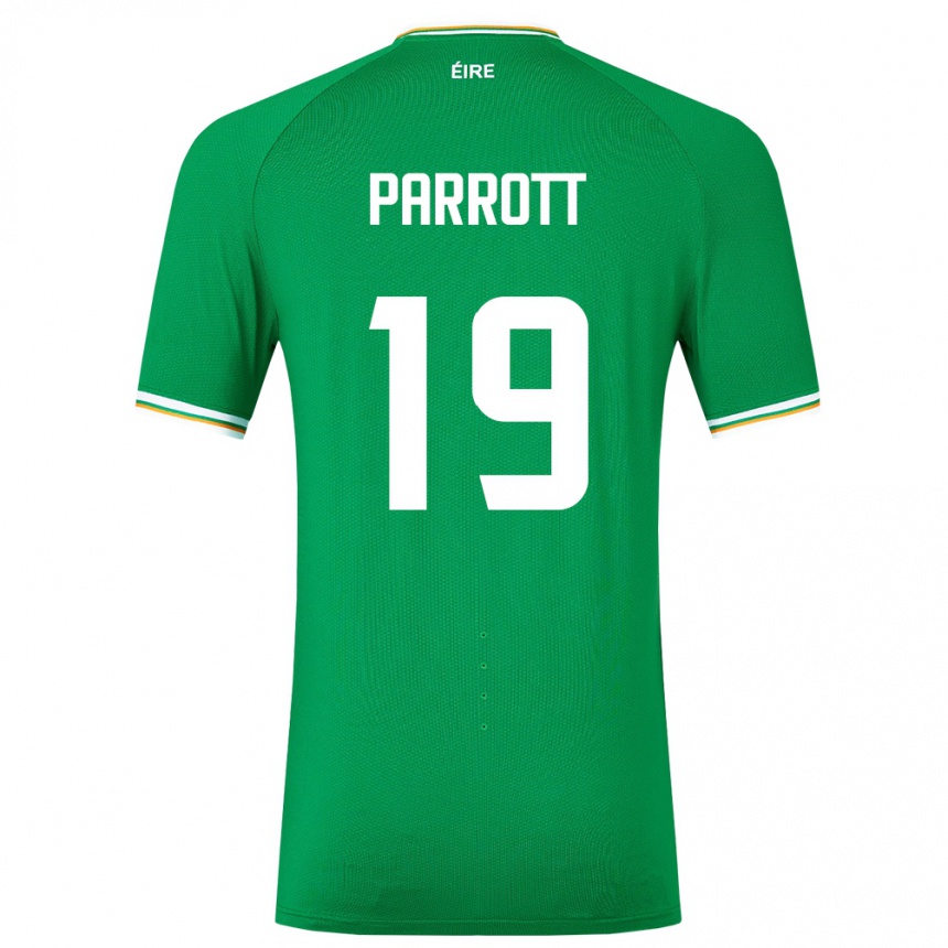 Vaikiškas Airijos Sala Troy Parrott #19 Žalias Namų Marškinėliai 24-26 T-Shirt