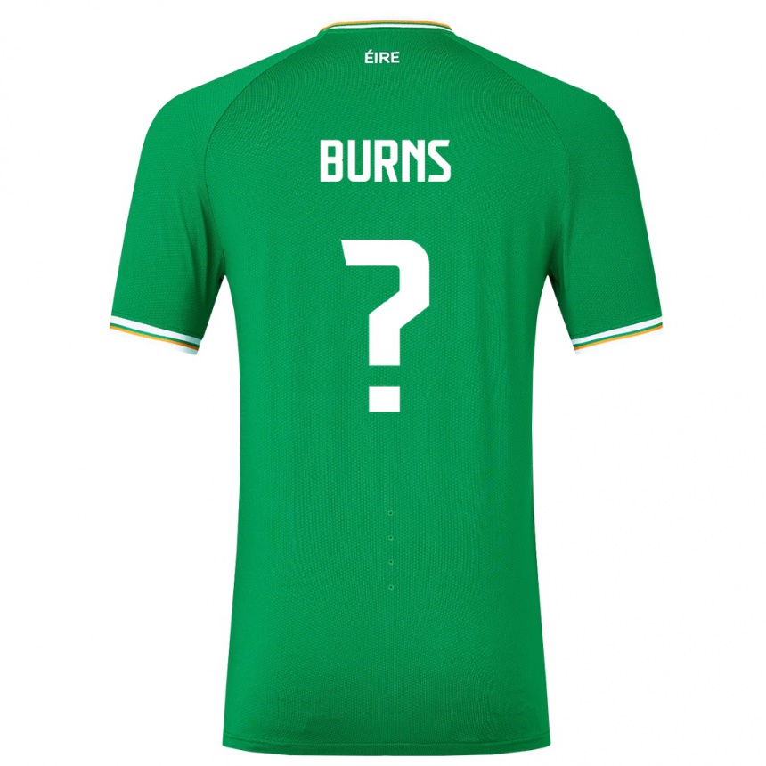 Vaikiškas Airijos Sala Darragh Burns #0 Žalias Namų Marškinėliai 24-26 T-Shirt