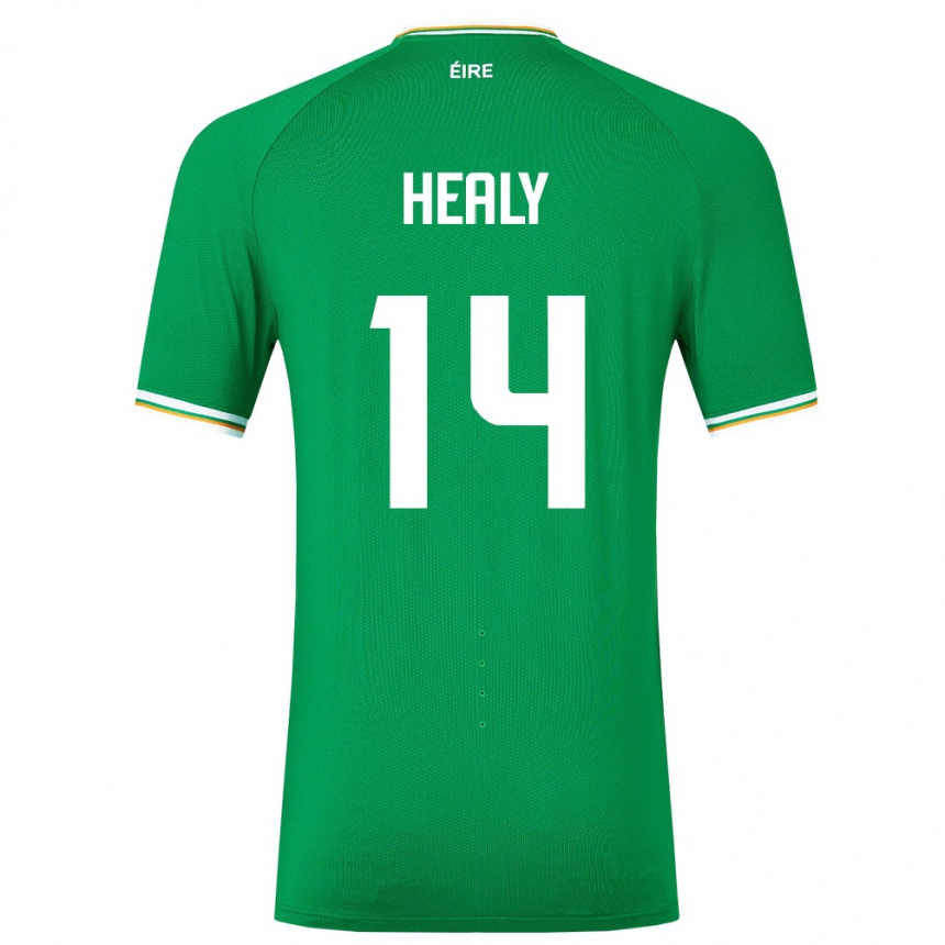 Vaikiškas Airijos Sala Freya Healy #14 Žalias Namų Marškinėliai 24-26 T-Shirt