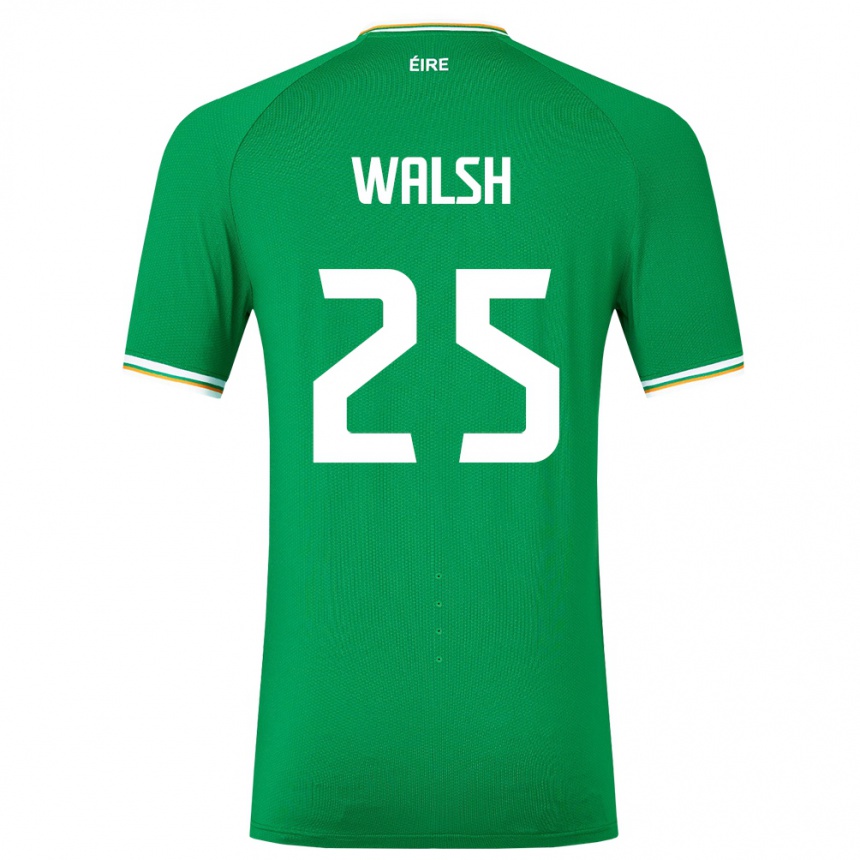 Vaikiškas Airijos Sala Megan Walsh #25 Žalias Namų Marškinėliai 24-26 T-Shirt