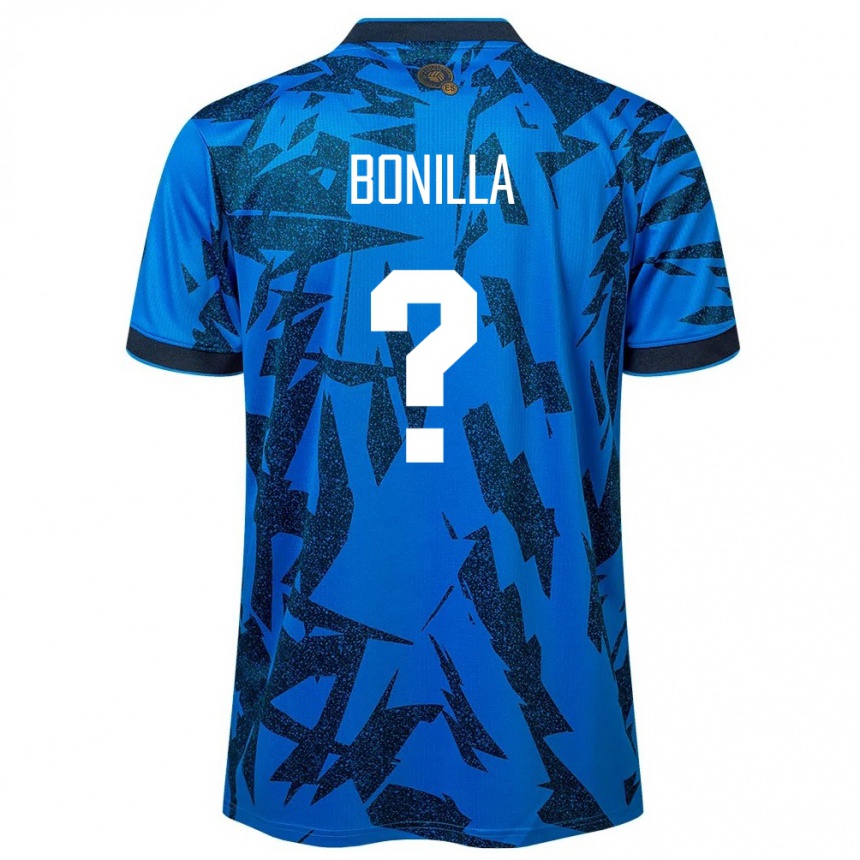 Vaikiškas Salvadoras Nelson Bonilla #0 Mėlyna Namų Marškinėliai 24-26 T-Shirt