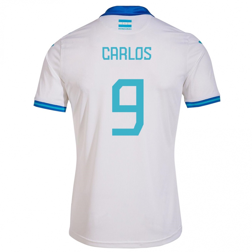 Vaikiškas Hondūras Carlos Mejía #9 Baltas Namų Marškinėliai 24-26 T-Shirt