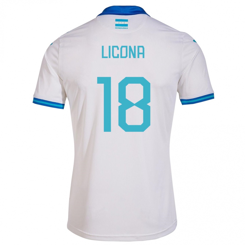 Vaikiškas Hondūras Marlon Licona #18 Baltas Namų Marškinėliai 24-26 T-Shirt