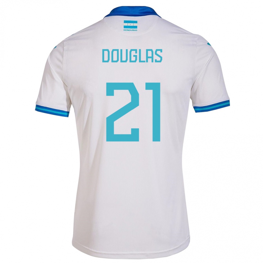 Vaikiškas Hondūras Douglas Martínez #21 Baltas Namų Marškinėliai 24-26 T-Shirt