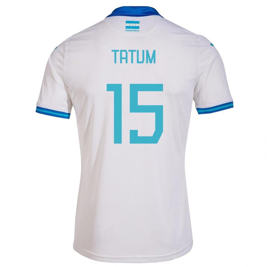 Vaikiškas Hondūras Anfronit Tatum #15 Baltas Namų Marškinėliai 24-26 T-Shirt