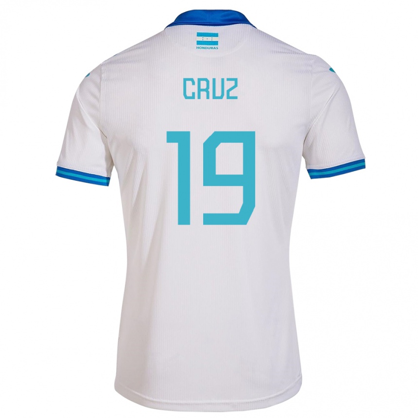 Vaikiškas Hondūras Russel Cruz #19 Baltas Namų Marškinėliai 24-26 T-Shirt