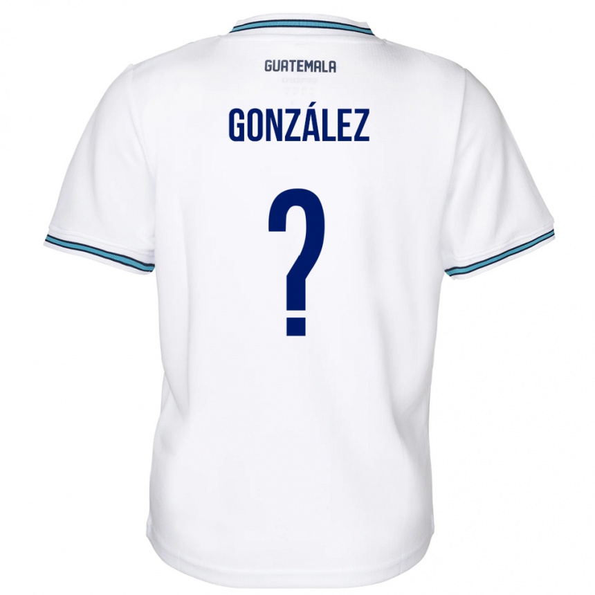 Vaikiškas Gvatemala Erick González #0 Baltas Namų Marškinėliai 24-26 T-Shirt