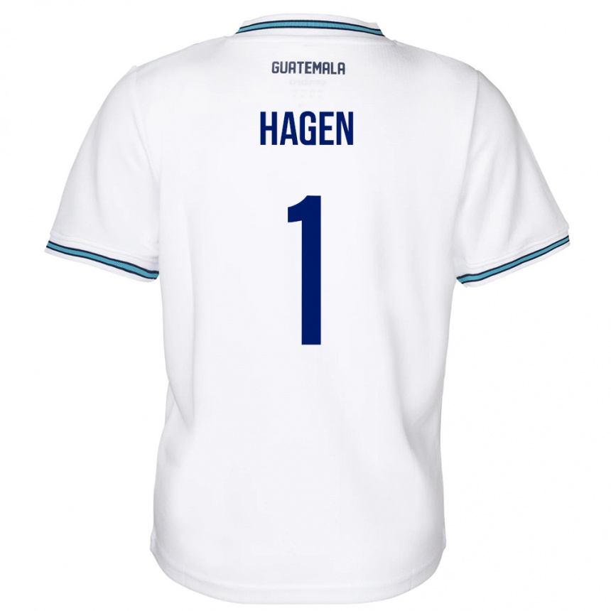 Vaikiškas Gvatemala Nicholas Hagen #1 Baltas Namų Marškinėliai 24-26 T-Shirt