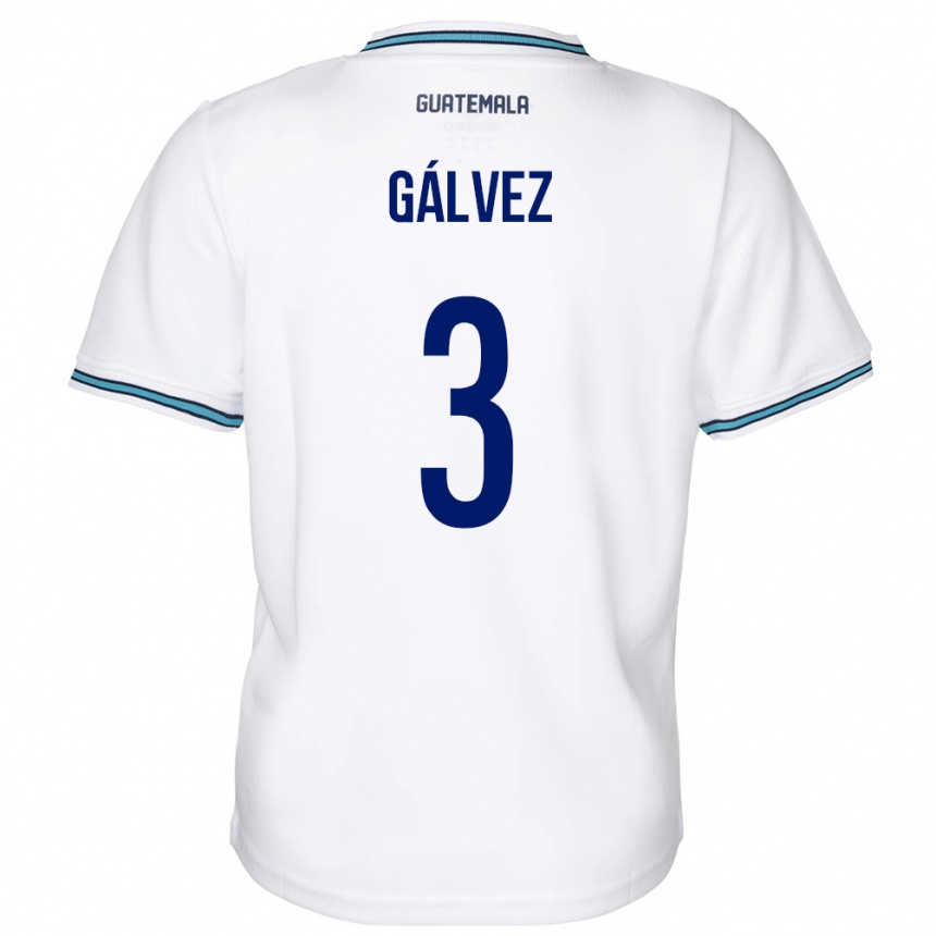 Vaikiškas Gvatemala Fredy Gálvez #3 Baltas Namų Marškinėliai 24-26 T-Shirt