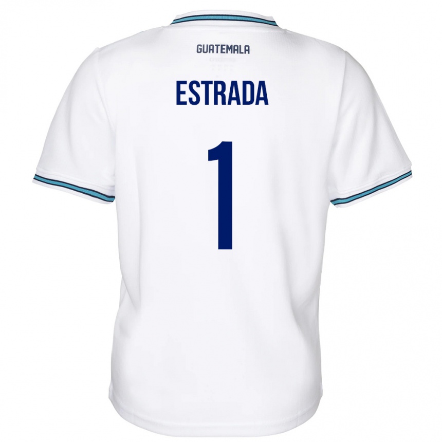 Vaikiškas Gvatemala Alexia Estrada #1 Baltas Namų Marškinėliai 24-26 T-Shirt