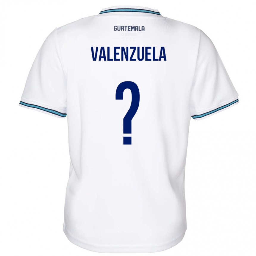 Vaikiškas Gvatemala Briana Valenzuela #0 Baltas Namų Marškinėliai 24-26 T-Shirt