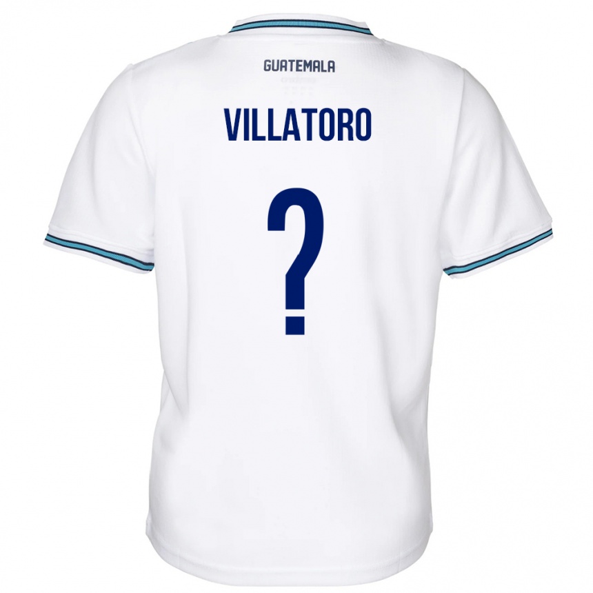 Vaikiškas Gvatemala Grace Villatoro #0 Baltas Namų Marškinėliai 24-26 T-Shirt