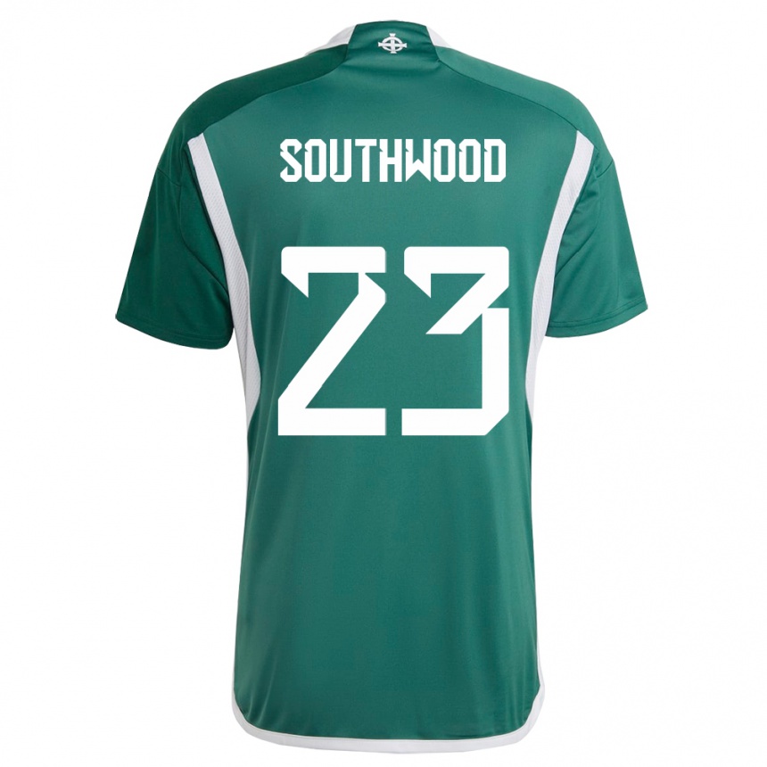 Vaikiškas Šiaurės Airija Luke Southwood #23 Žalias Namų Marškinėliai 24-26 T-Shirt