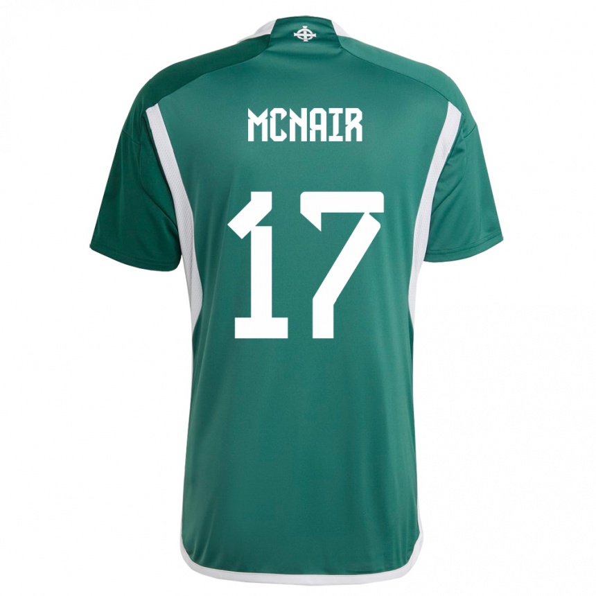 Vaikiškas Šiaurės Airija Paddy Mcnair #17 Žalias Namų Marškinėliai 24-26 T-Shirt