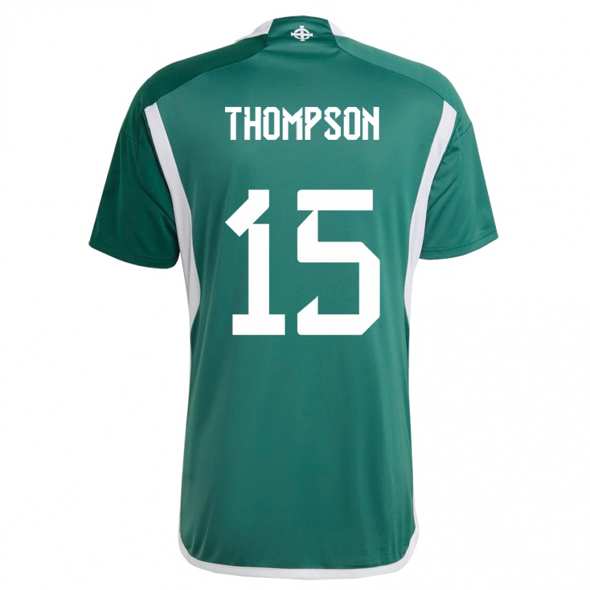 Vaikiškas Šiaurės Airija Jordan Thompson #15 Žalias Namų Marškinėliai 24-26 T-Shirt