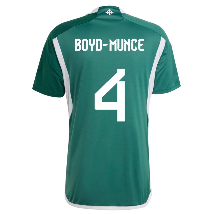 Vaikiškas Šiaurės Airija Caolan Boyd-Munce #4 Žalias Namų Marškinėliai 24-26 T-Shirt