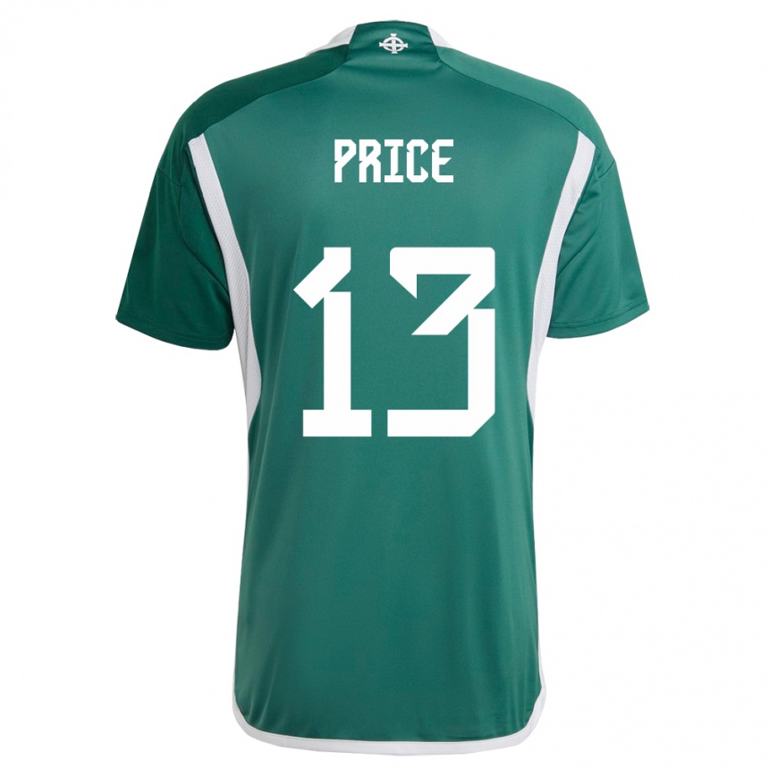 Vaikiškas Šiaurės Airija Isaac Price #13 Žalias Namų Marškinėliai 24-26 T-Shirt