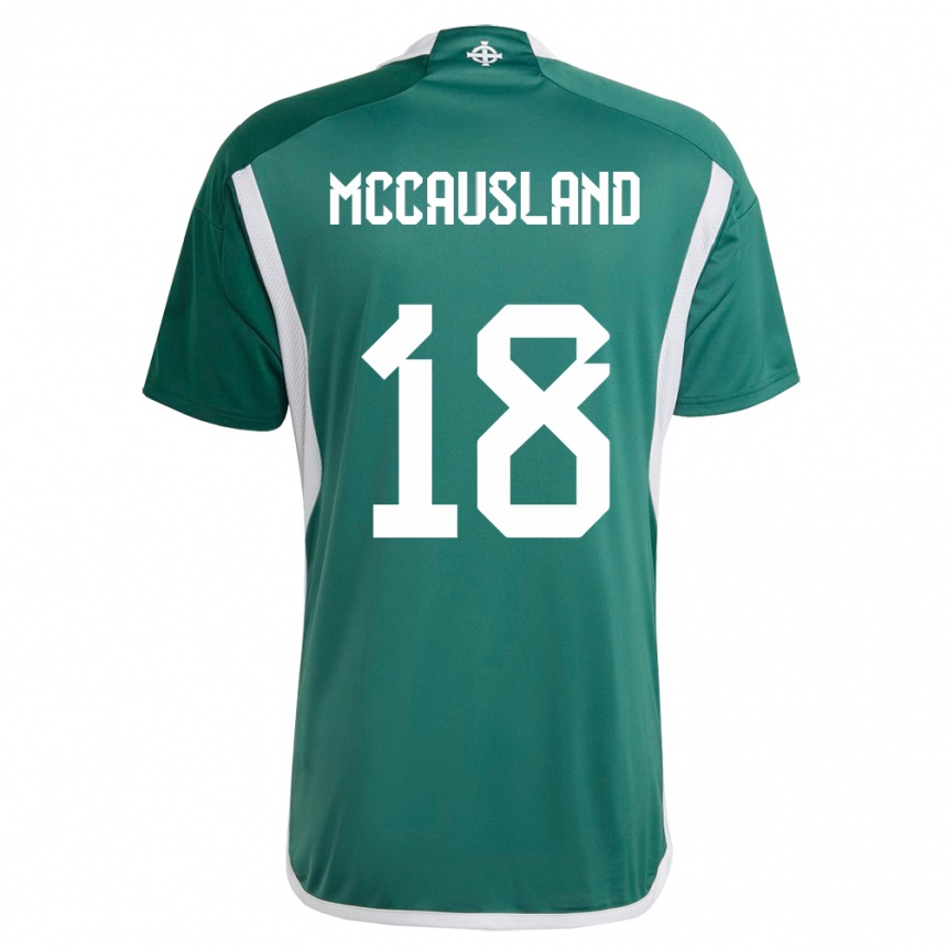 Vaikiškas Šiaurės Airija Ross Mccausland #18 Žalias Namų Marškinėliai 24-26 T-Shirt