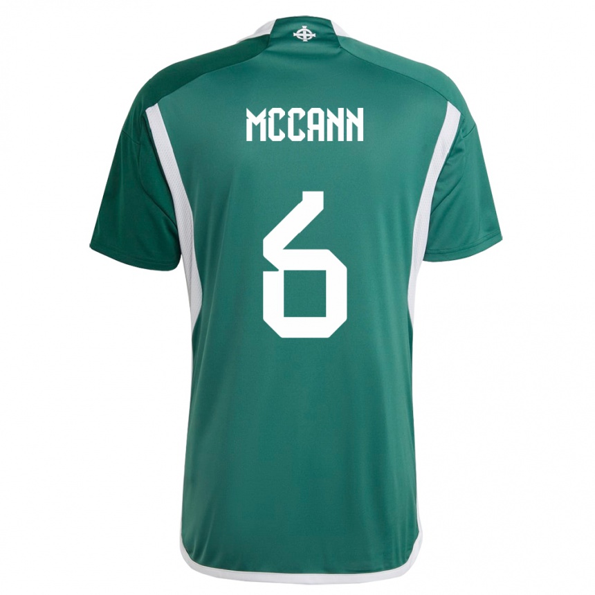 Vaikiškas Šiaurės Airija Charlie Mccann #6 Žalias Namų Marškinėliai 24-26 T-Shirt