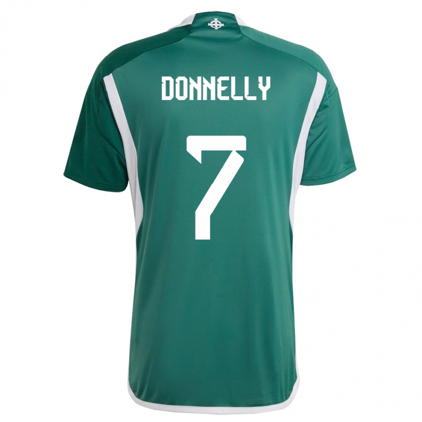 Vaikiškas Šiaurės Airija Caolan Donnelly #7 Žalias Namų Marškinėliai 24-26 T-Shirt