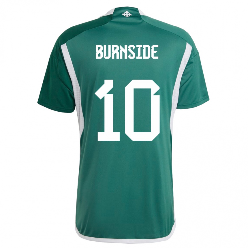 Vaikiškas Šiaurės Airija Callum Burnside #10 Žalias Namų Marškinėliai 24-26 T-Shirt