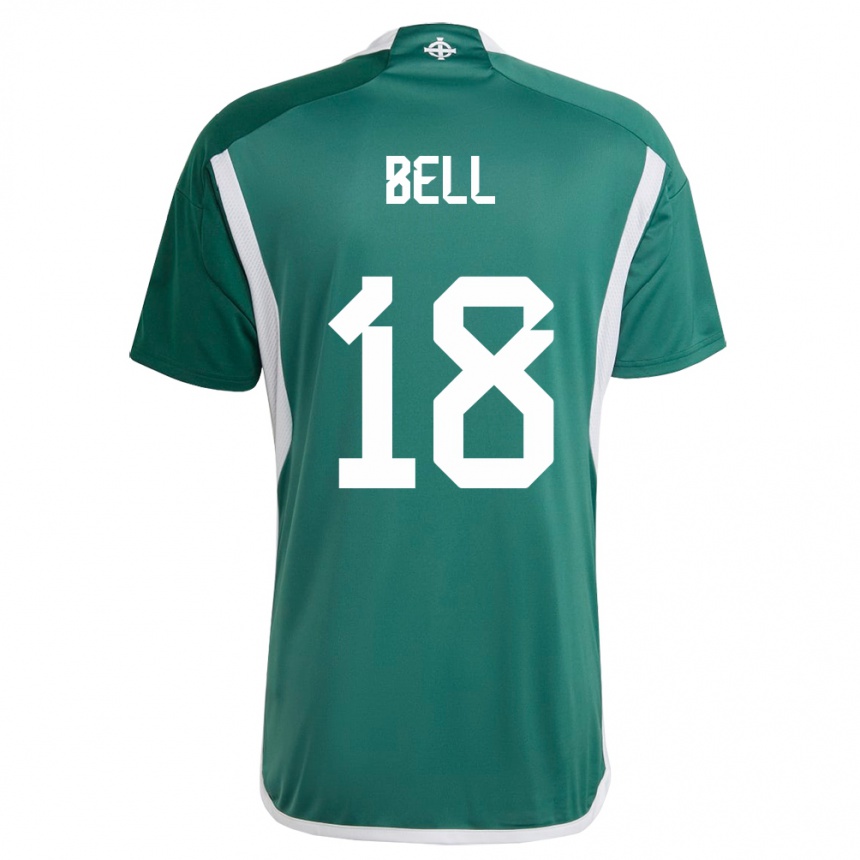 Vaikiškas Šiaurės Airija Megan Bell #18 Žalias Namų Marškinėliai 24-26 T-Shirt