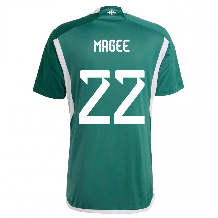 Vaikiškas Šiaurės Airija Abbie Magee #22 Žalias Namų Marškinėliai 24-26 T-Shirt