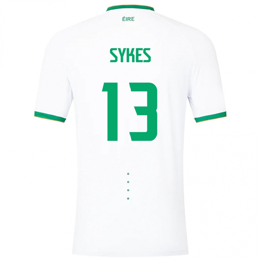 Vaikiškas Airijos Sala Mark Sykes #13 Baltas Išvykos Marškinėliai 24-26 T-Shirt