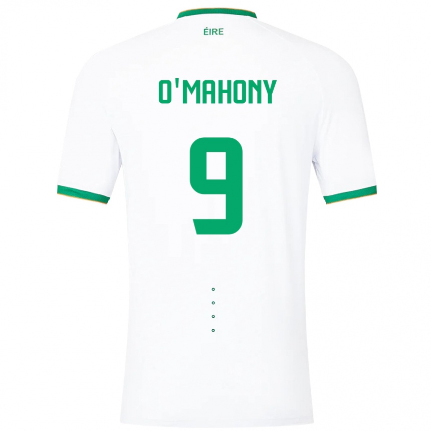 Vaikiškas Airijos Sala Mark O'mahony #9 Baltas Išvykos Marškinėliai 24-26 T-Shirt