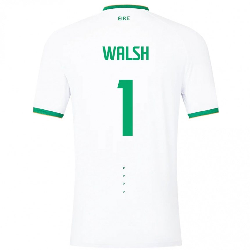 Vaikiškas Airijos Sala Conor Walsh #1 Baltas Išvykos Marškinėliai 24-26 T-Shirt