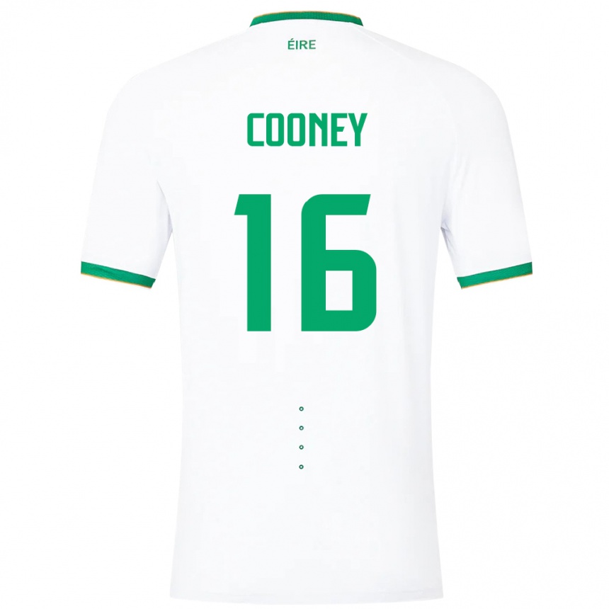 Vaikiškas Airijos Sala Oisin Cooney #16 Baltas Išvykos Marškinėliai 24-26 T-Shirt