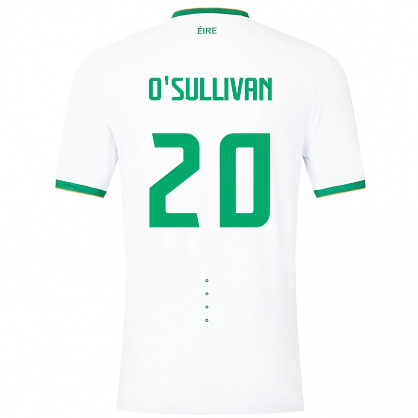 Vaikiškas Airijos Sala Cathal O'sullivan #20 Baltas Išvykos Marškinėliai 24-26 T-Shirt