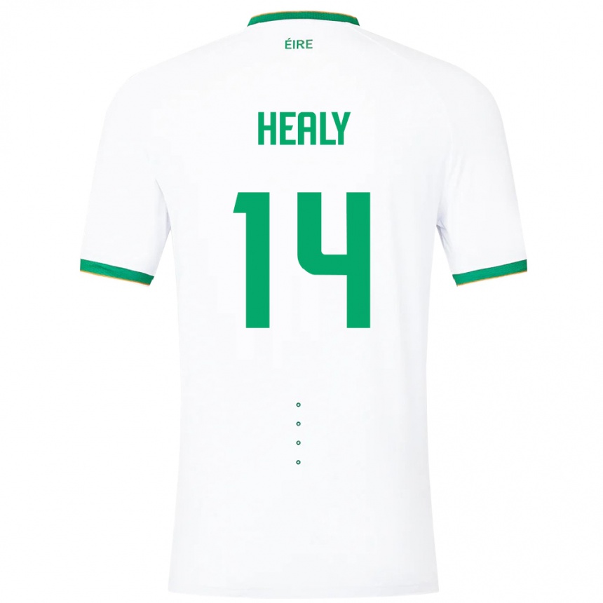 Vaikiškas Airijos Sala Freya Healy #14 Baltas Išvykos Marškinėliai 24-26 T-Shirt