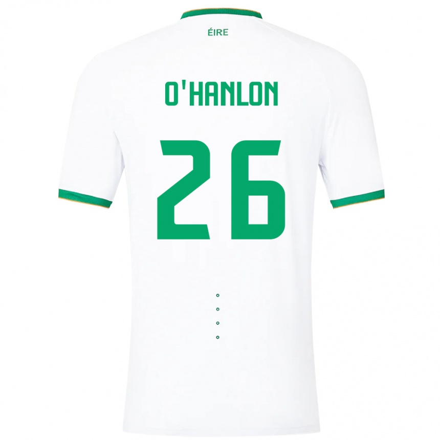 Vaikiškas Airijos Sala Tara O'hanlon #26 Baltas Išvykos Marškinėliai 24-26 T-Shirt