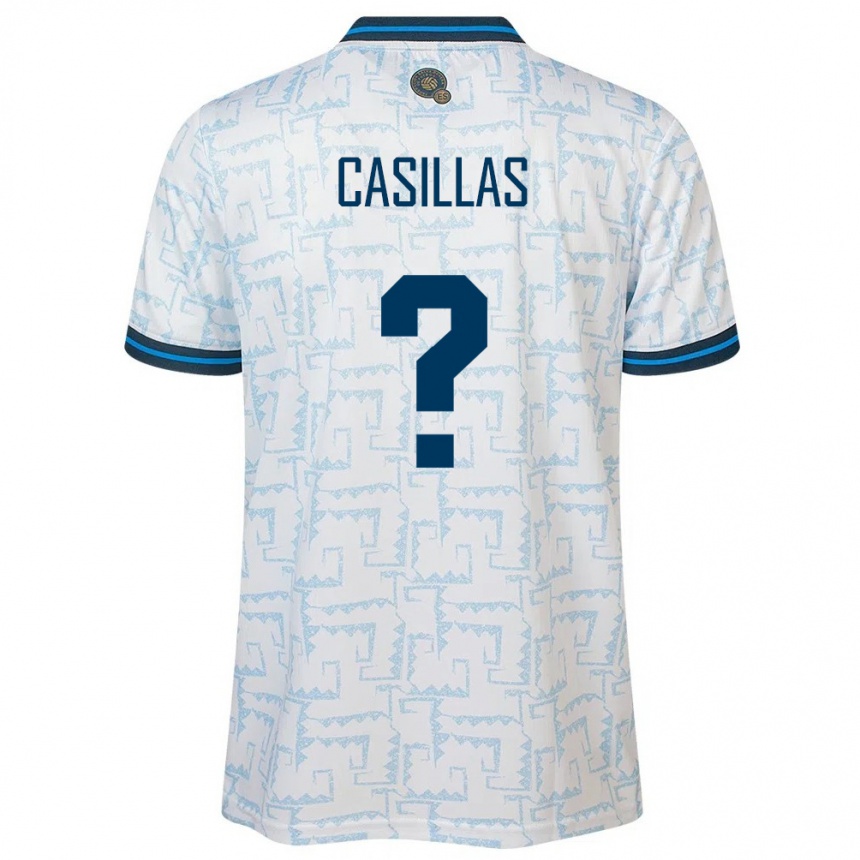 Vaikiškas Salvadoras Marcos Casillas #0 Baltas Išvykos Marškinėliai 24-26 T-Shirt