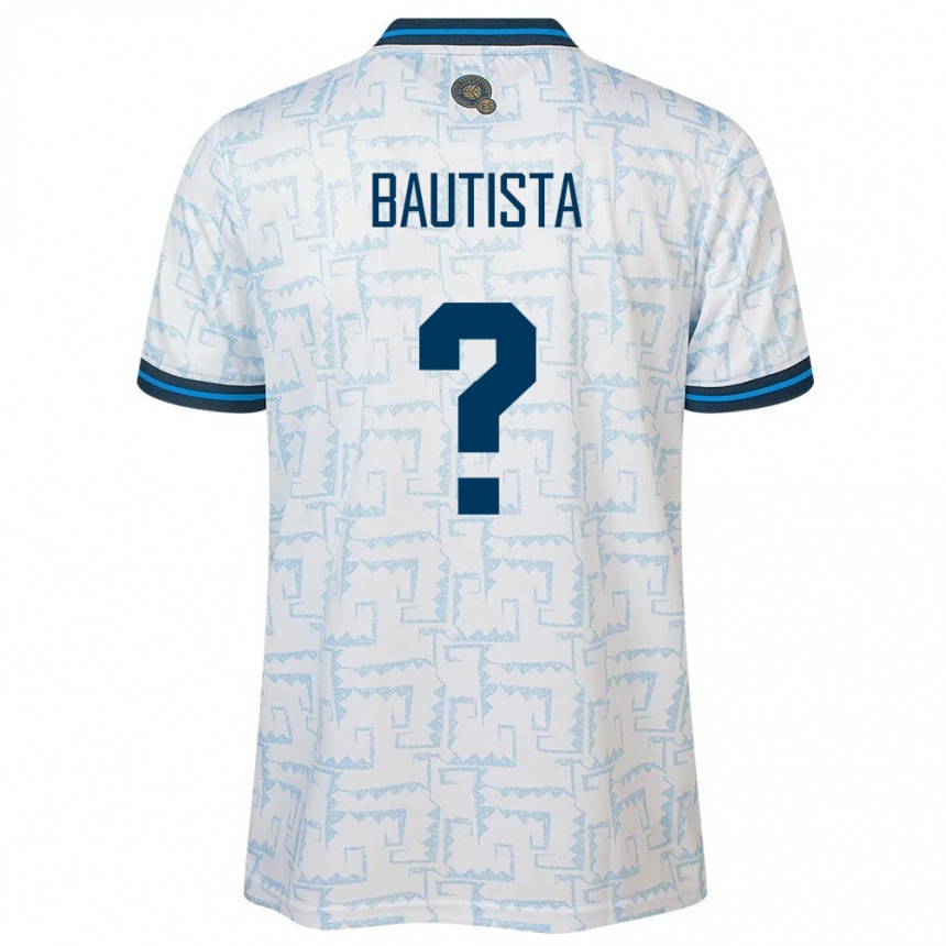 Vaikiškas Salvadoras Ezequiel Bautista #0 Baltas Išvykos Marškinėliai 24-26 T-Shirt