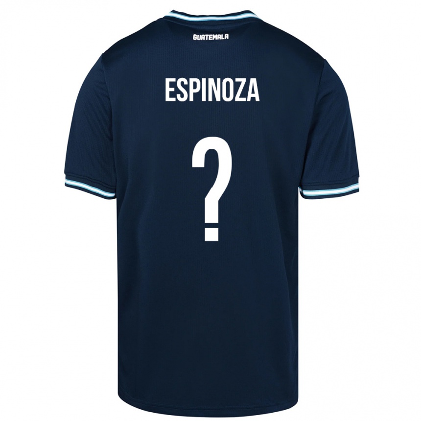 Vaikiškas Gvatemala José Espinoza #0 Mėlyna Išvykos Marškinėliai 24-26 T-Shirt